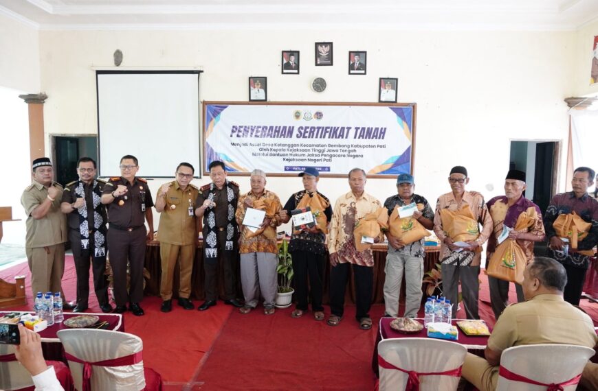 Sertifikat Aset Desa Ketanggan Diserahkan, Perkuat&hellip;