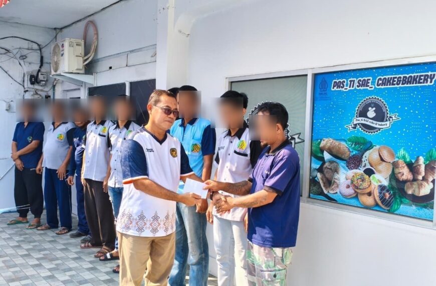 Lapas Pati mengapresiasi WBP yang mengikuti bimbingan kerja…