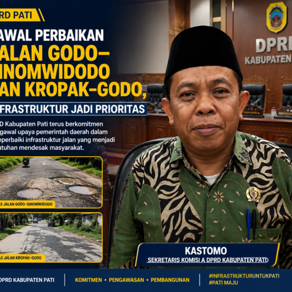 DPRD Pati Kawal Perbaikan Jalan Godo–Sinomwidodo dan Kropak–Godo,…