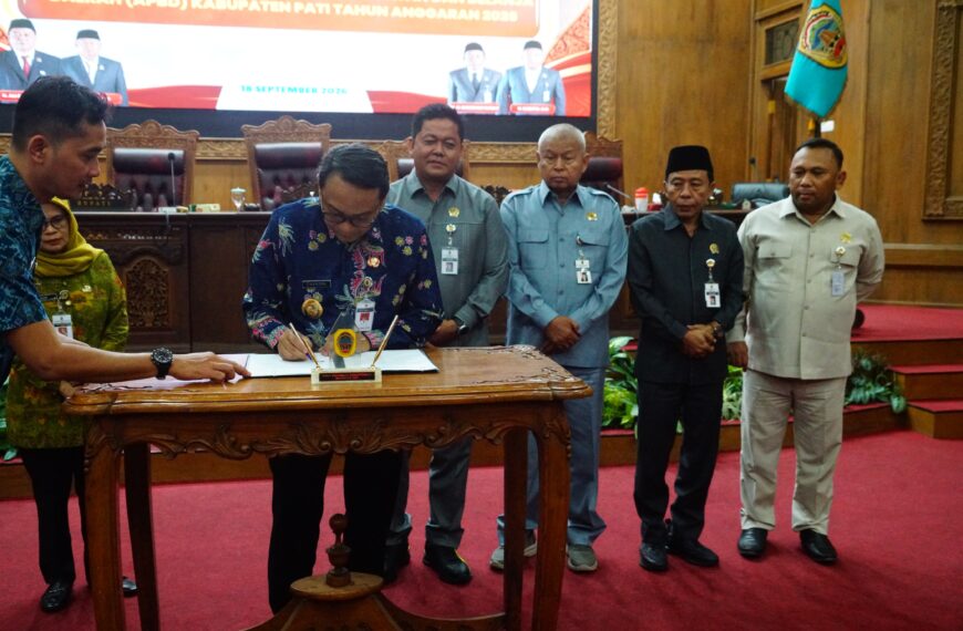 Pemkab dan DPRD Pati Sepakati Rancangan Perubahan APBD…