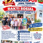 Media Bratapos Jawa Tengah Rayakan HUT ke-12 di Kabupaten Rembang, Gelar Syukuran dan Bakti Sosial
