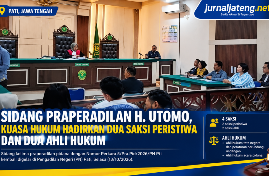Uji Keabsahan Penetapan Tersangka, Kuasa Hukum H. Utomo&hellip;